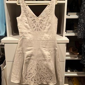 Nieman Marcus sleeveless linen dress